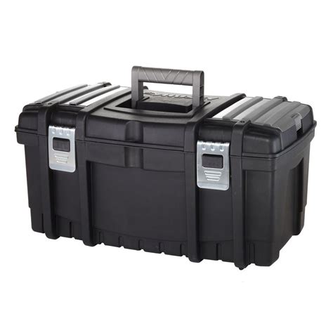 husky 22 in tool box with new metal latches|22 inch cantilever tool box.